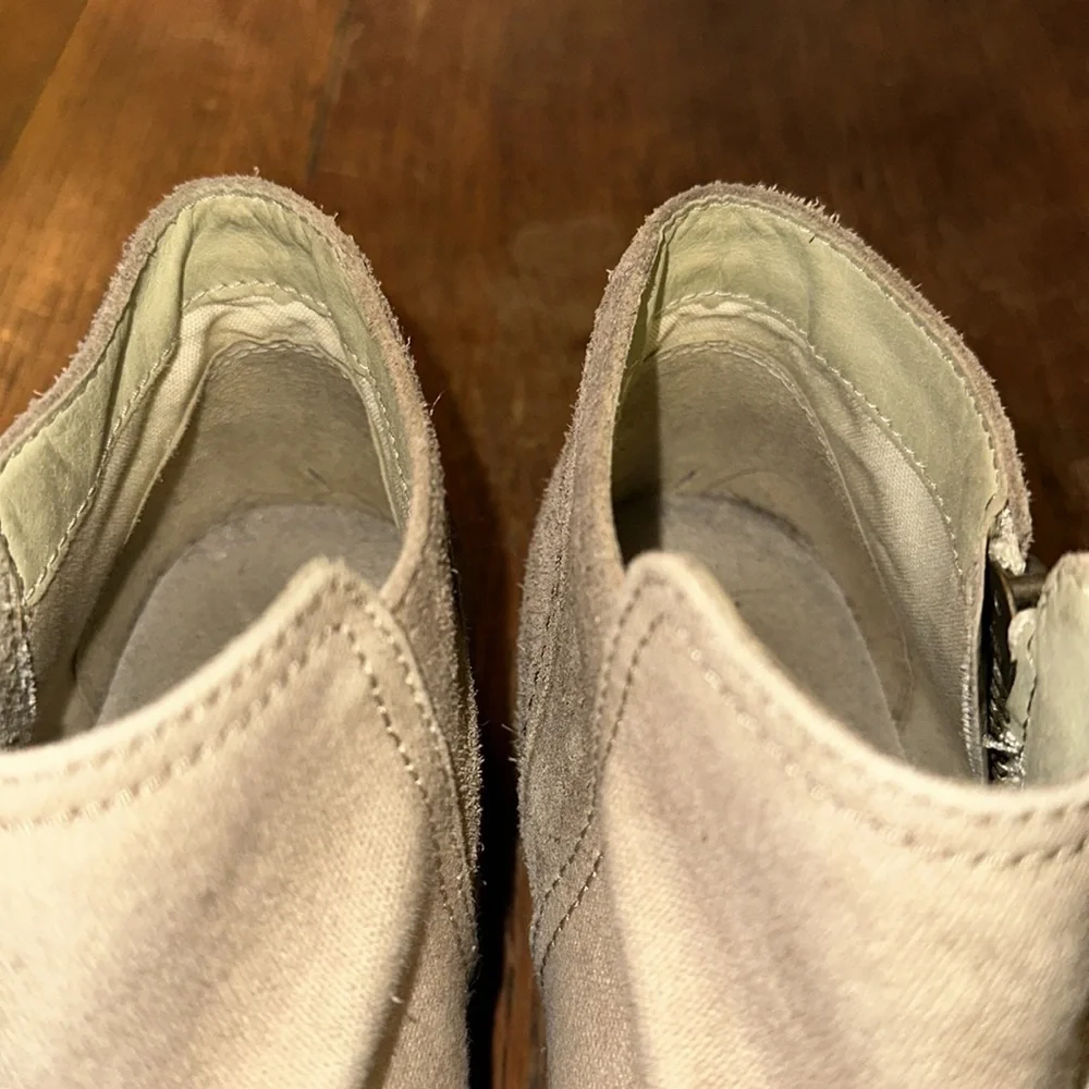 Sorel Women's Major Low Cut Chukka Boots 7.5 Beige Canvas Zip Booties NL2162-265